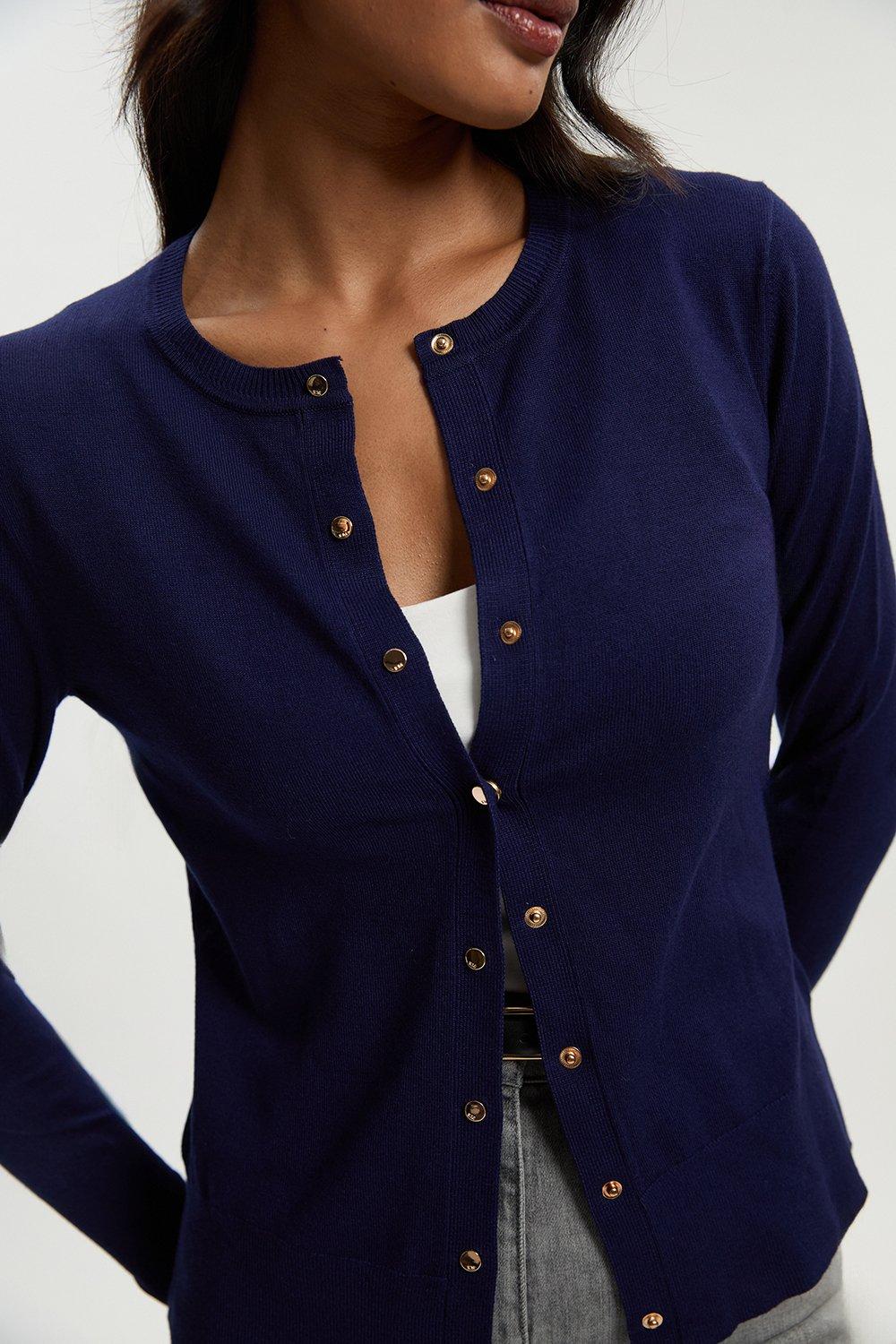 ★MAINBOOTH★Univ. Preppy Cardigan(NAVY)★正規品/直送料込 Women's Elegant Bow Pearl Button Sweater Coat High-End