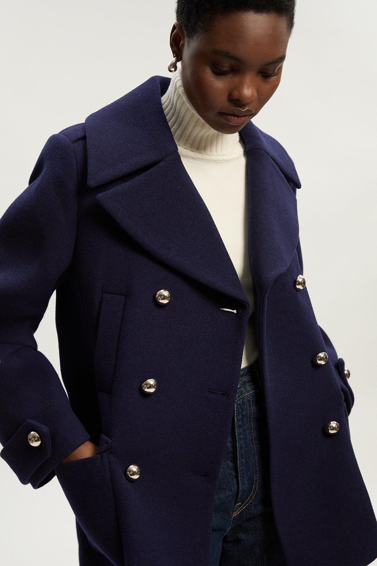 【美品】MARNO Jane coat Navy オンライン ショップ 安いレディース - Marno jane coat navy