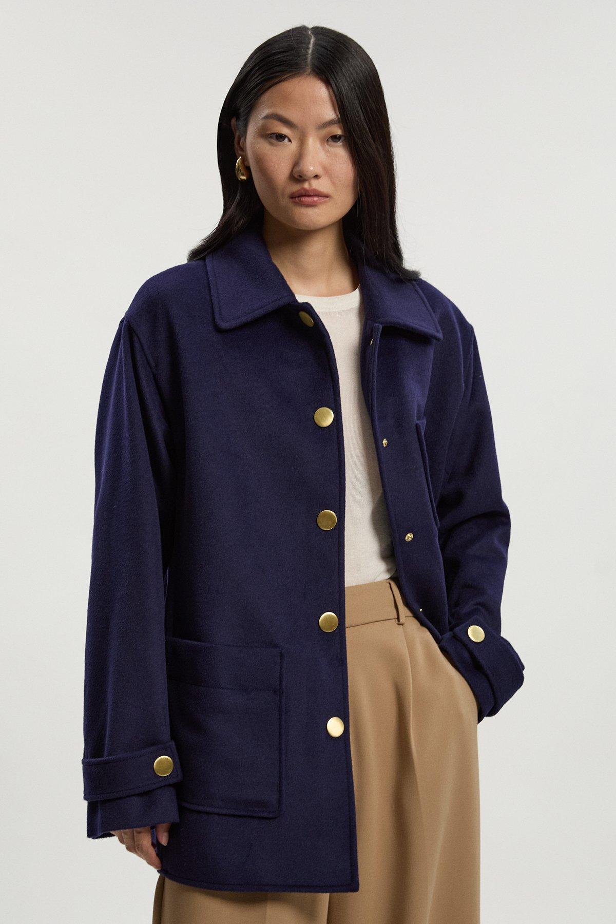【美品】MARNO Jane coat Navy オンライン ショップ 安いレディース - Marno jane coat navy