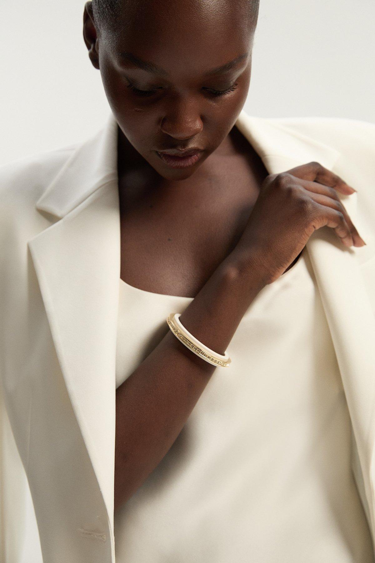 Rosette Neck Tie | Karen Millen