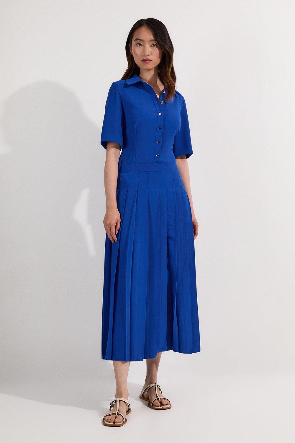 ★Karen Millen★プチステートメントボタンペンシルミディドレス ☆Karen Millen☆ プチボタンフロント ペンシルミディドレス
