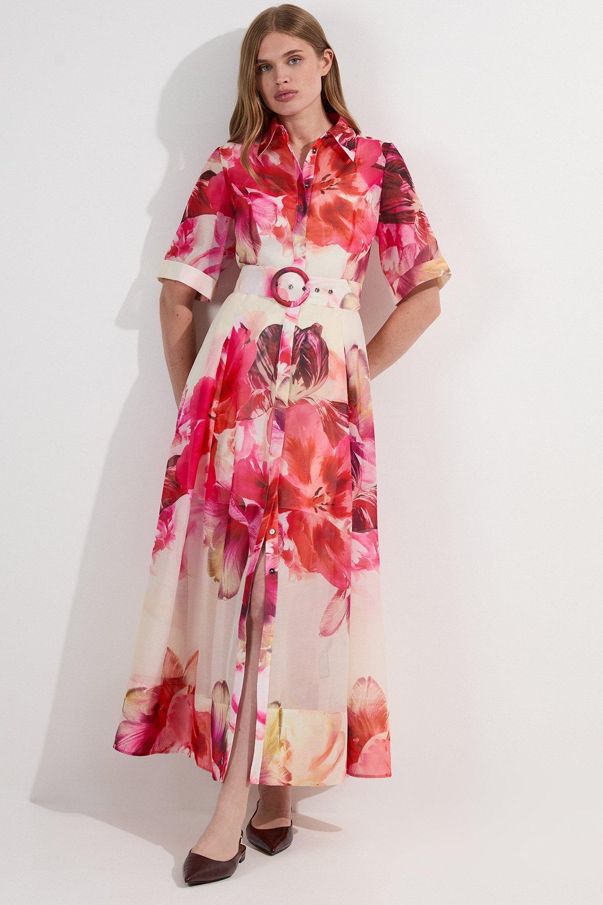 ★Karen Millen ヴォイルフローラルリボンタイ 魅惑的マキシ★ bkk10297_floral_xl?pdp.template