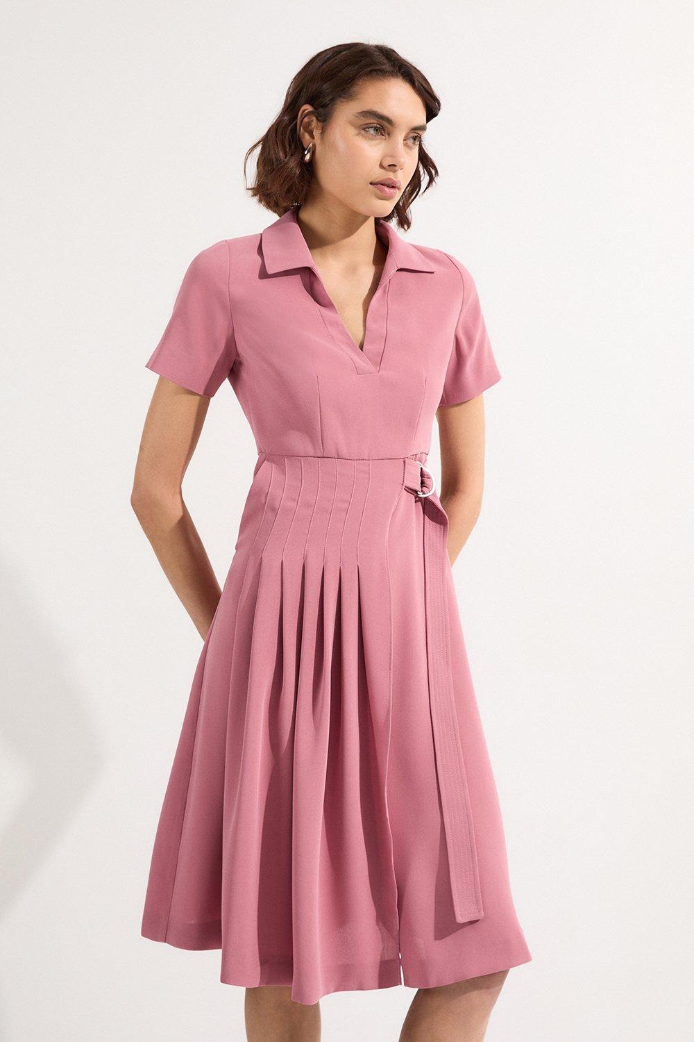 【Karen Millen】コットン ポンテ ジャージーフリルヘム ドレス Cotton Broderie Woven Maxi Dress | Karen Millen