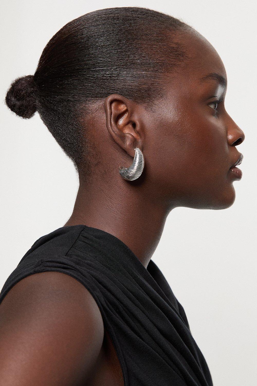 Ear Cuff Drop Detail Earring | Karen Millen