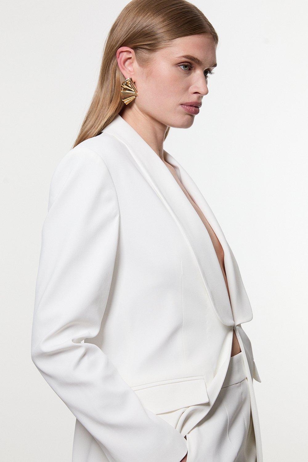 【KAREN MILLEN】パールとタッセル ステートメント ピアス Gold plated karen millen highest pearl earrings
