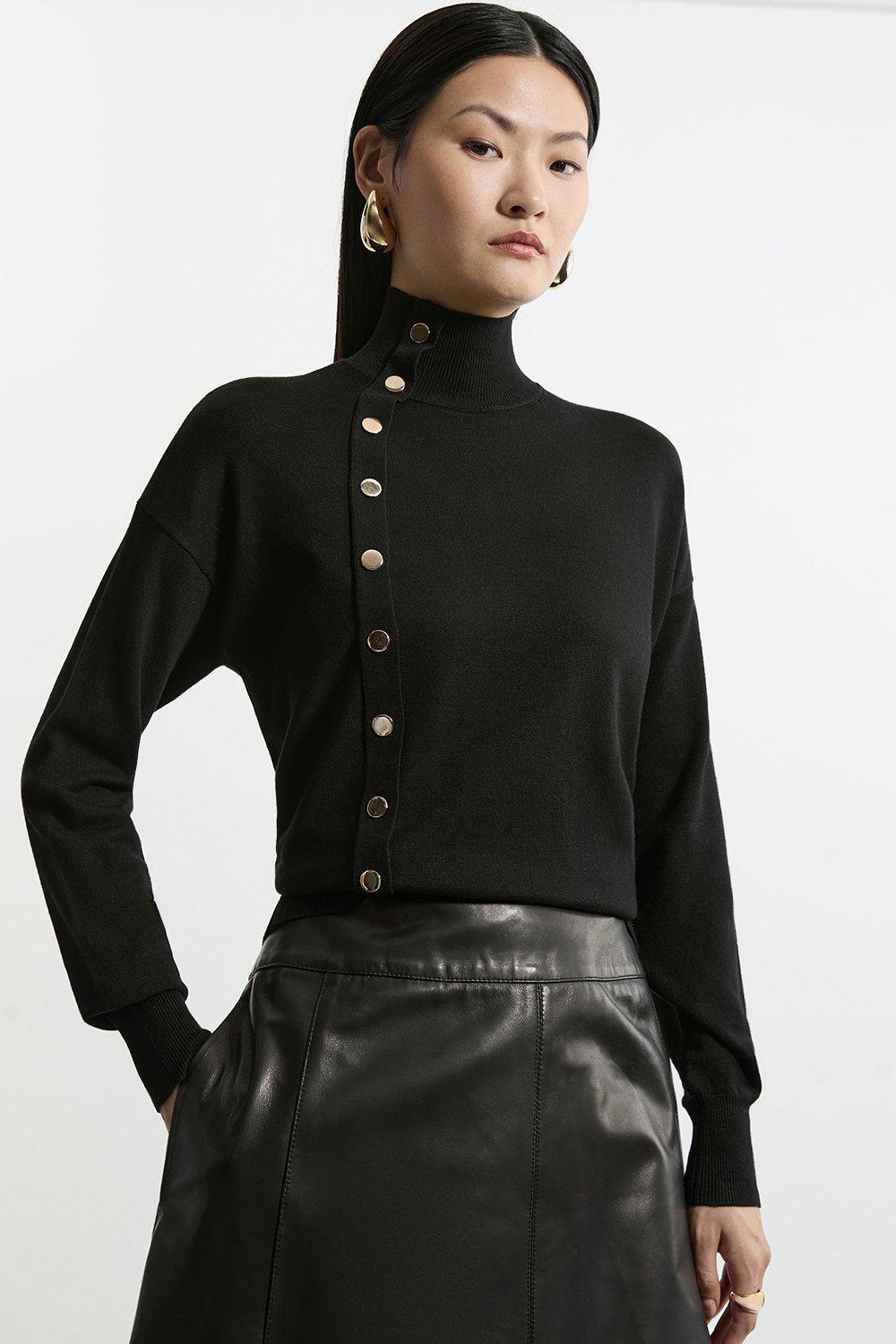 Viscose Blend Knitted Lounge Drop Shoulder Slouchy Top