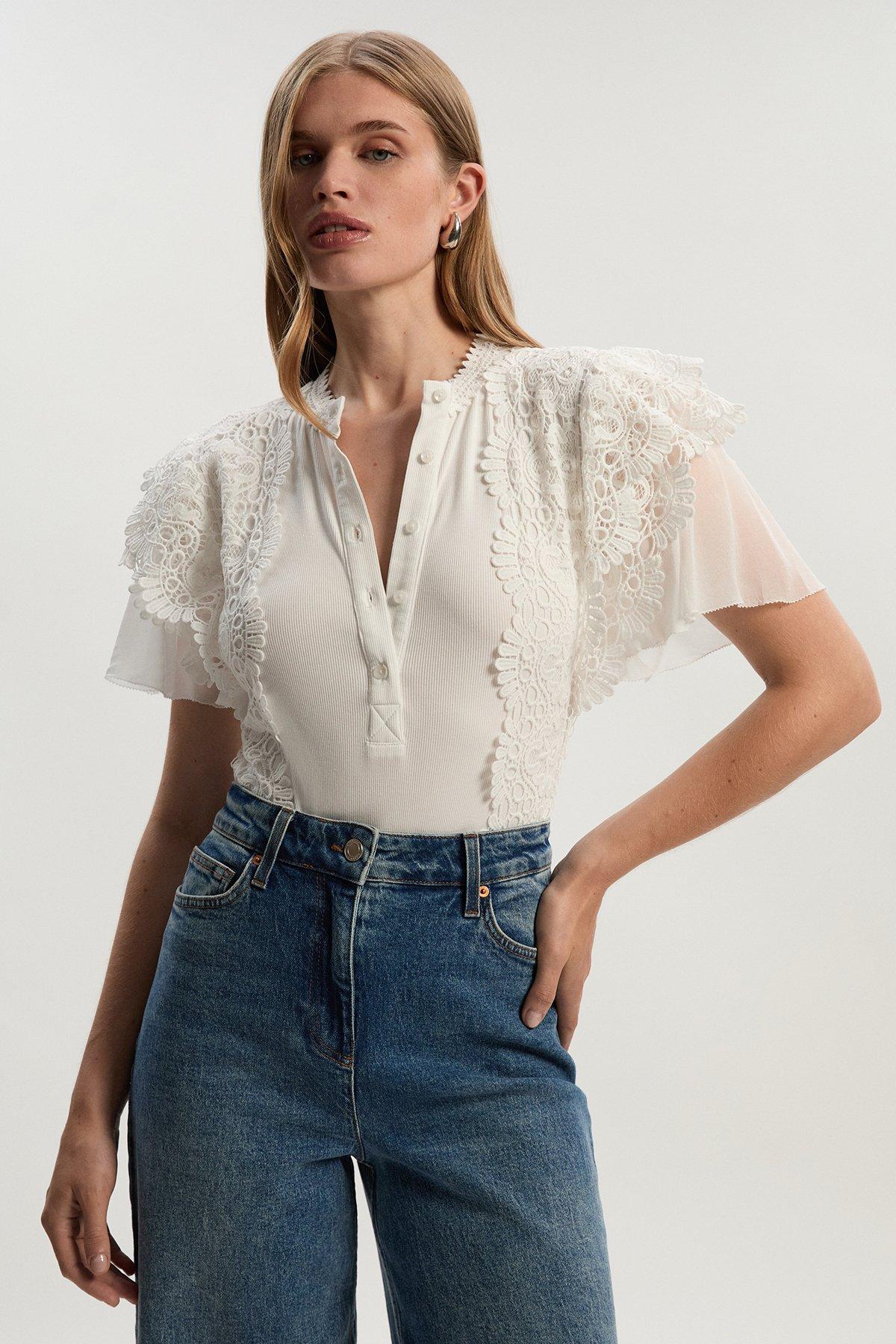【Karen Millen】コットン ステッチ ストラップ ワンピース bkk24396_mono_xl?pdp.template