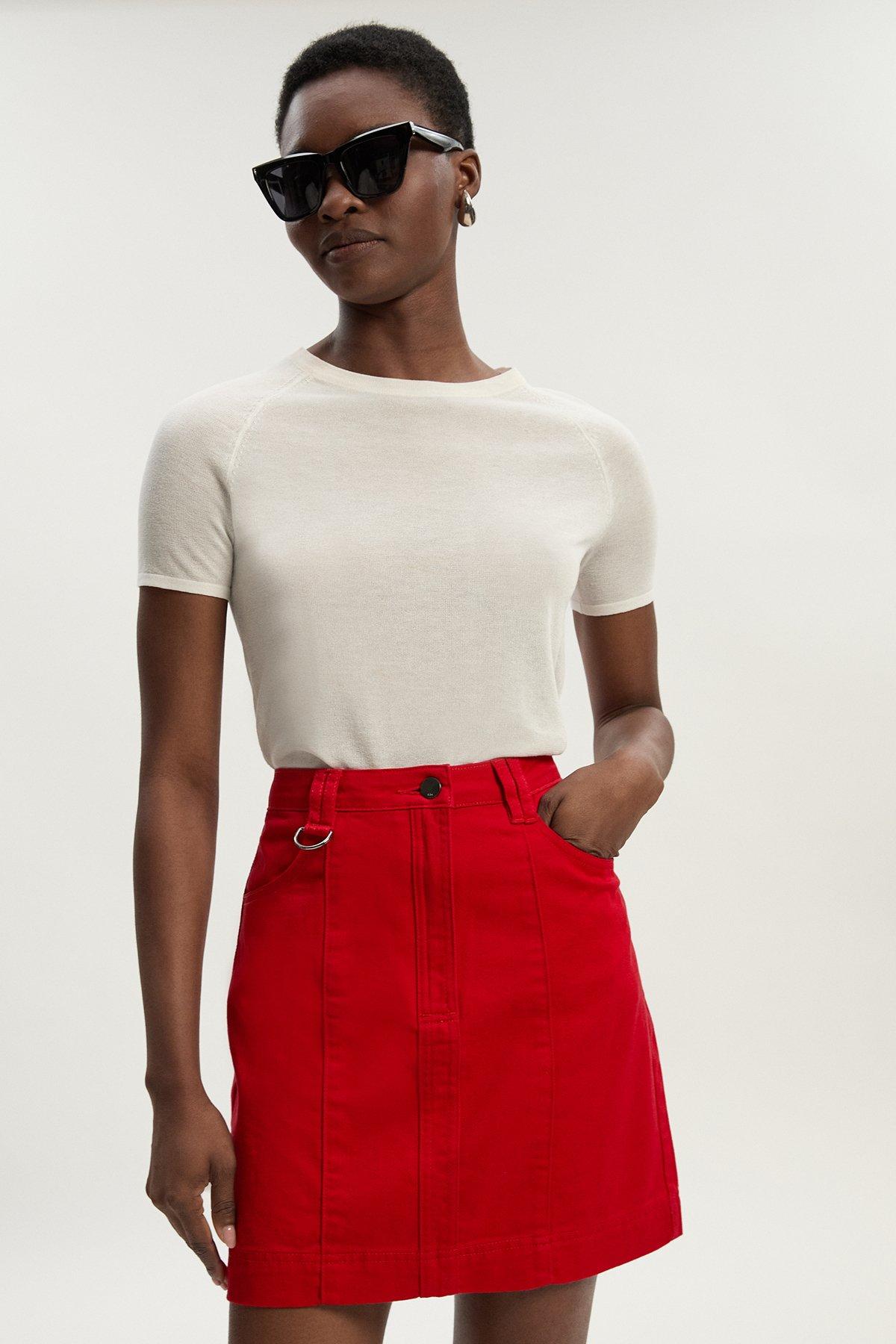 【関税込み】MAGDA BUTRYM CRINKLE TAFFETA ROSE MINI SKIRT bkk20836_red_xl?pdp.template