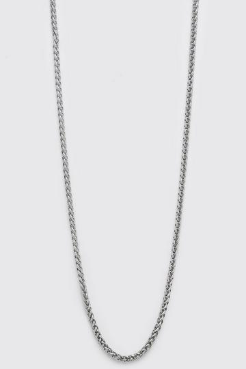 Silver Silver Rope Chain Necklace