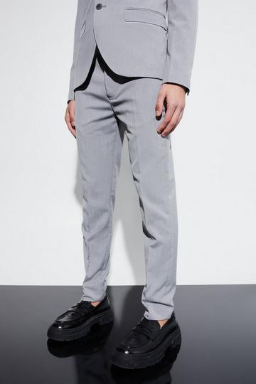 Grey Super Skinny Suit Trousers
