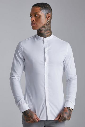  White Long Sleeve Top