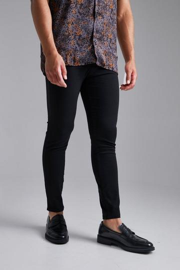 Tall Skinny Fit Chino Trousers black