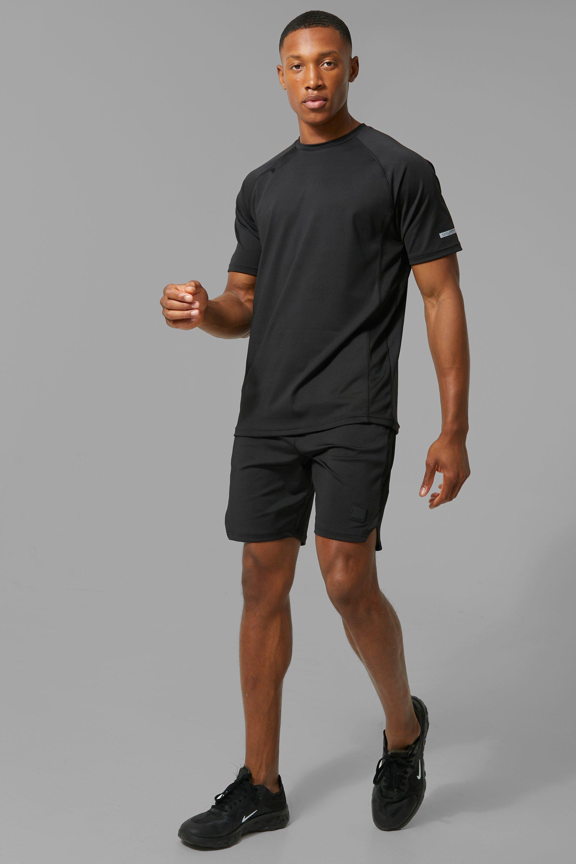 Baseball T-shirt & Short Set | boohooMAN USA