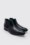 Faux Leather Chelsea Boot
