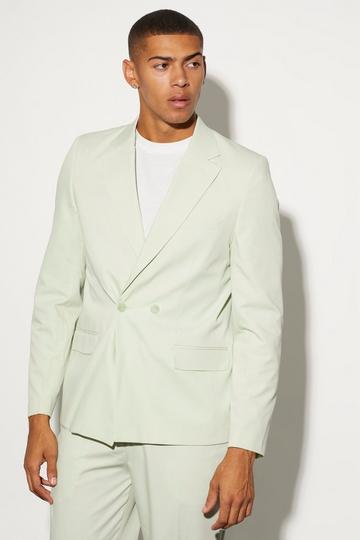 Green Relaxed Suit Jacket