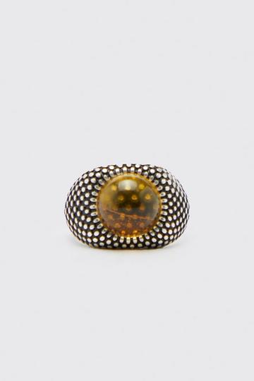 Silver Stone Ring