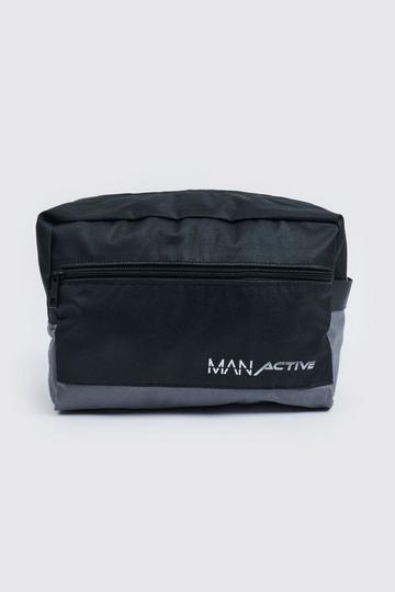 Black Man Active Gym Wash Bag