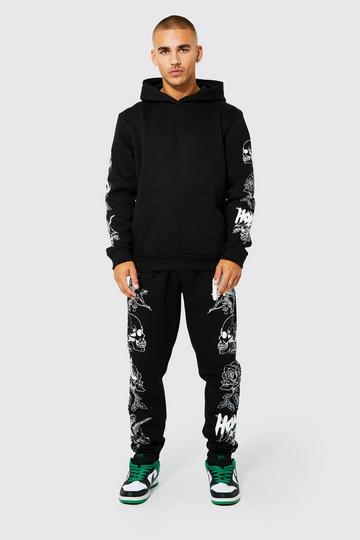 Graphic tracksuits | boohoo UK