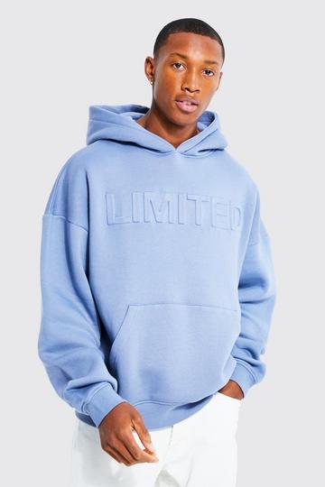 Men's blue hoodies | boohoo US