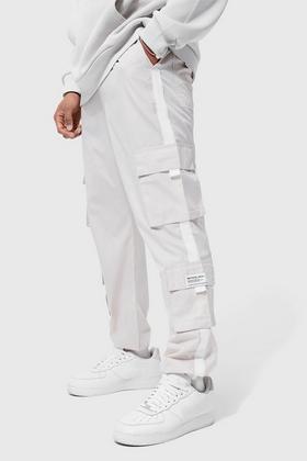 Elastic Waist Oversized Centre Front Ruched Pants