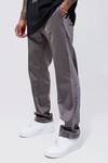 Regular Fit Tricot Jogger With Velour Panel 