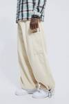 Cord Cargo Trouser With Bungee Cuff