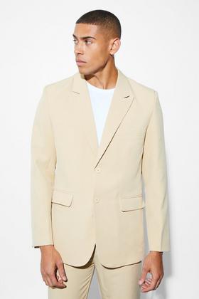 Single Breasted Sleeveless Suit Jacket