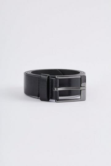 Faux Leather Smart Belt black