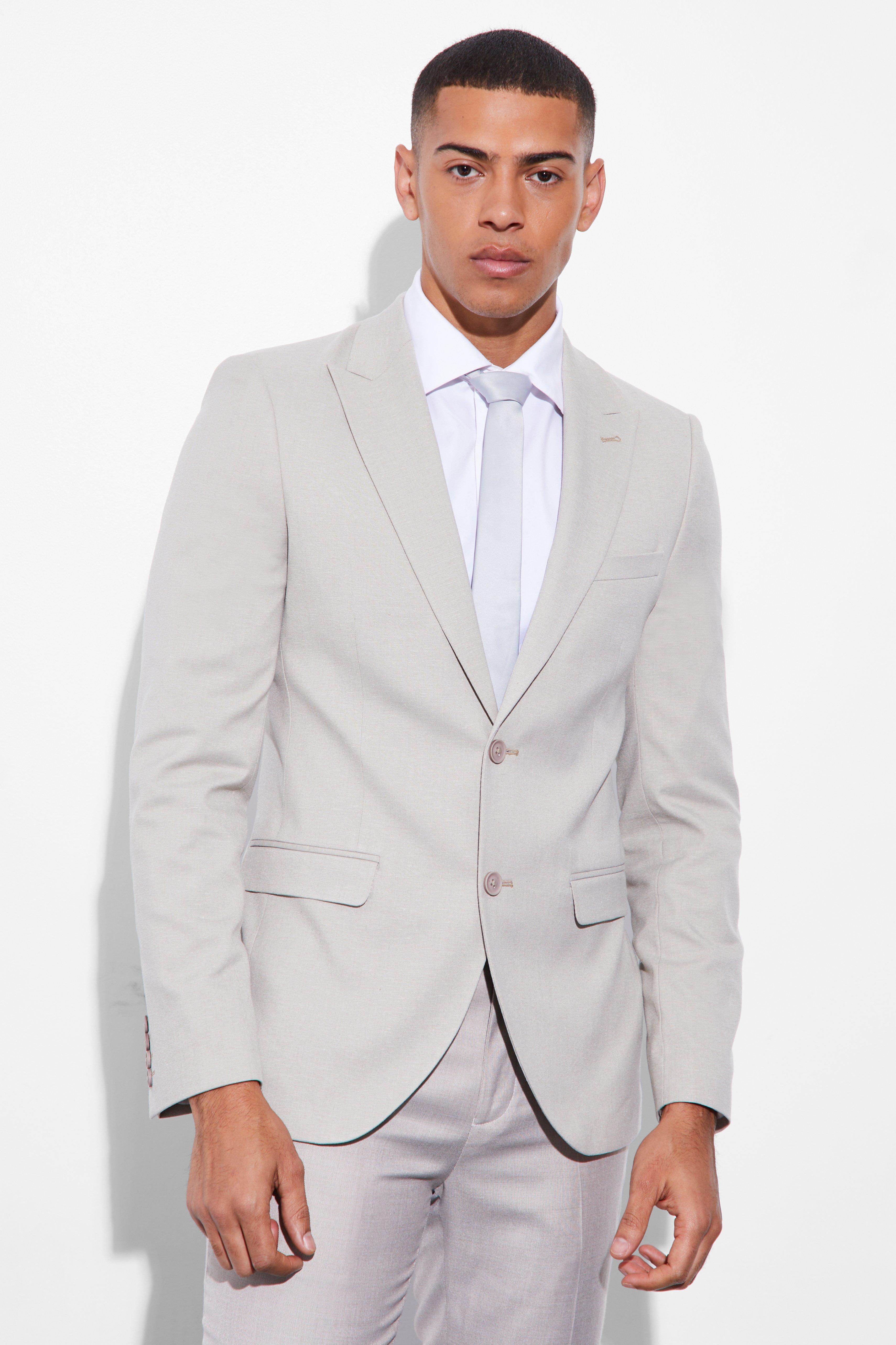 Mens linen shop jacket sale