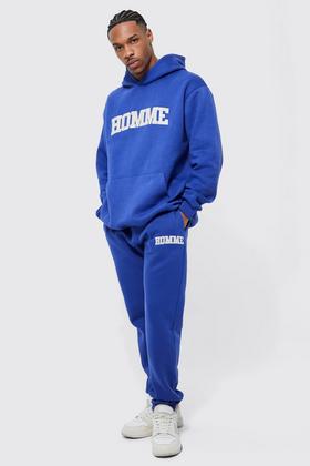 Homme Graffiti Oversized Hooded Tracksuit