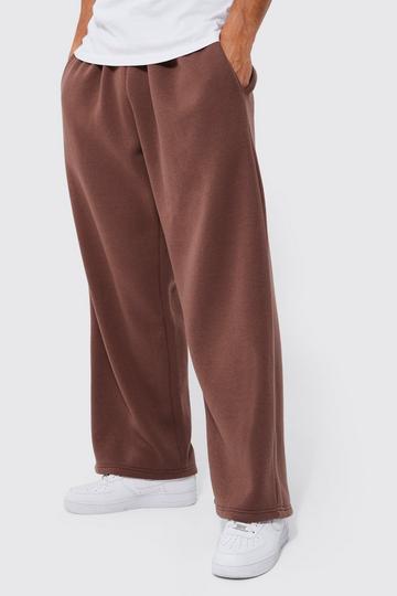 Chocolate Brown Extreme Wide Leg Jogger