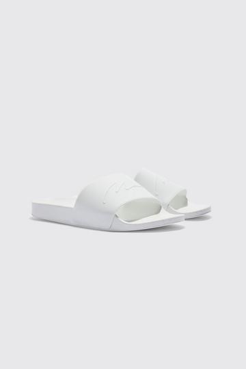 Man Script Slider white