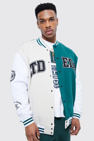 Green varsity jackets | boohoo UK