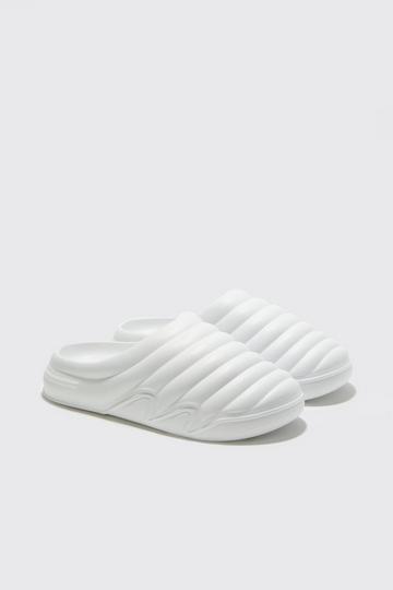Moulded Mule white