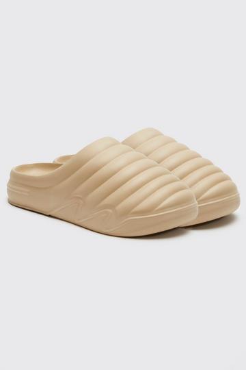 Sand Beige Moulded Mule