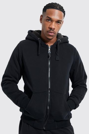 Black plain hoodies | boohoo UK