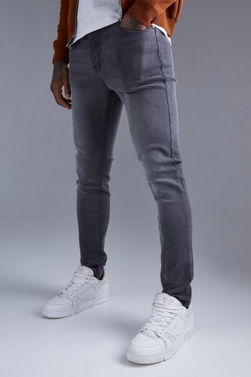 Grey Skinny Stretch Jeans