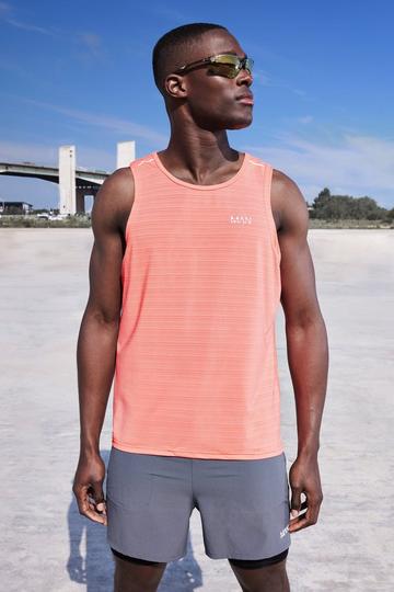 Man Active Lightweight Performance Vest orange