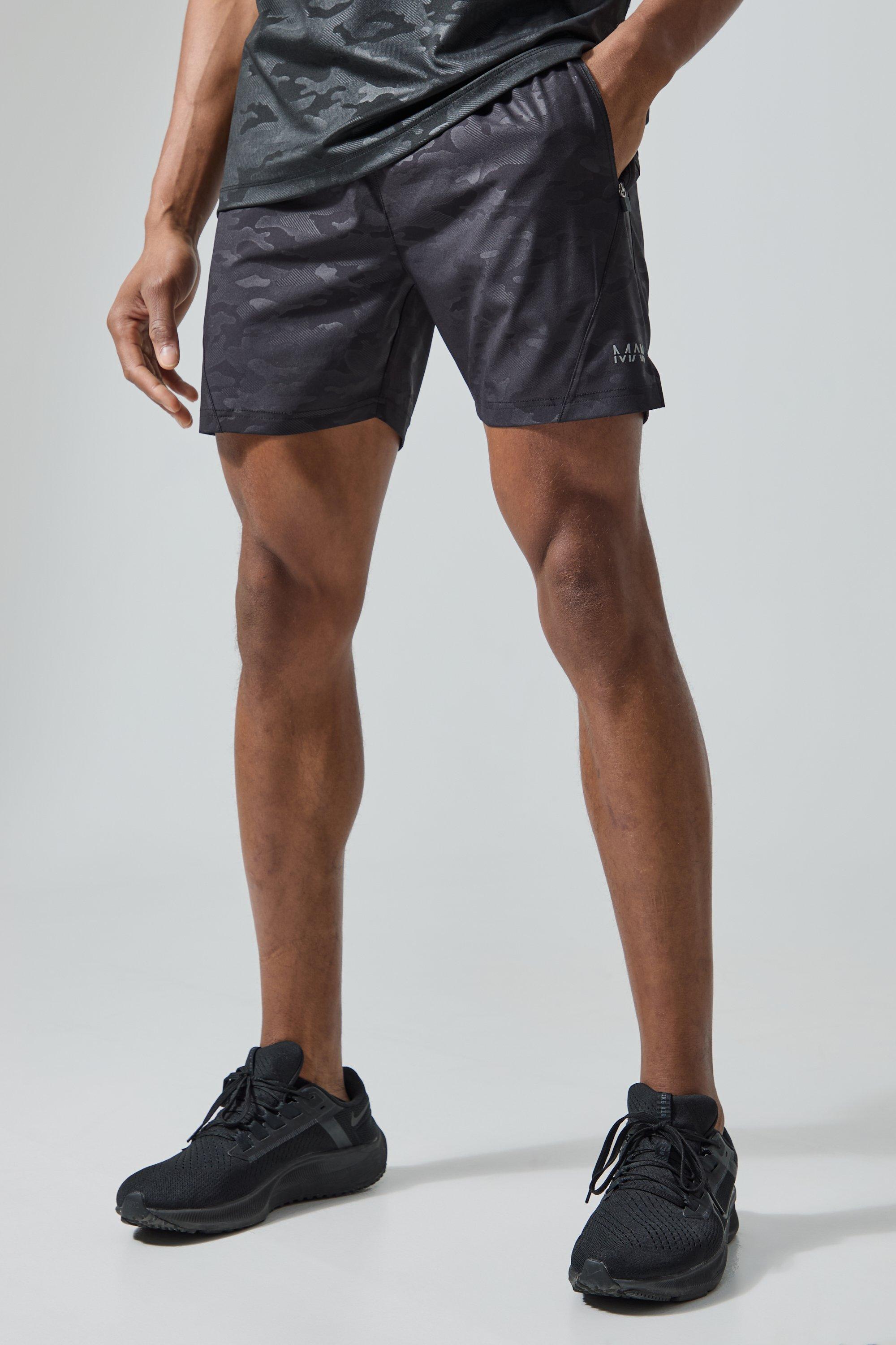 Mens nylon gym on sale shorts