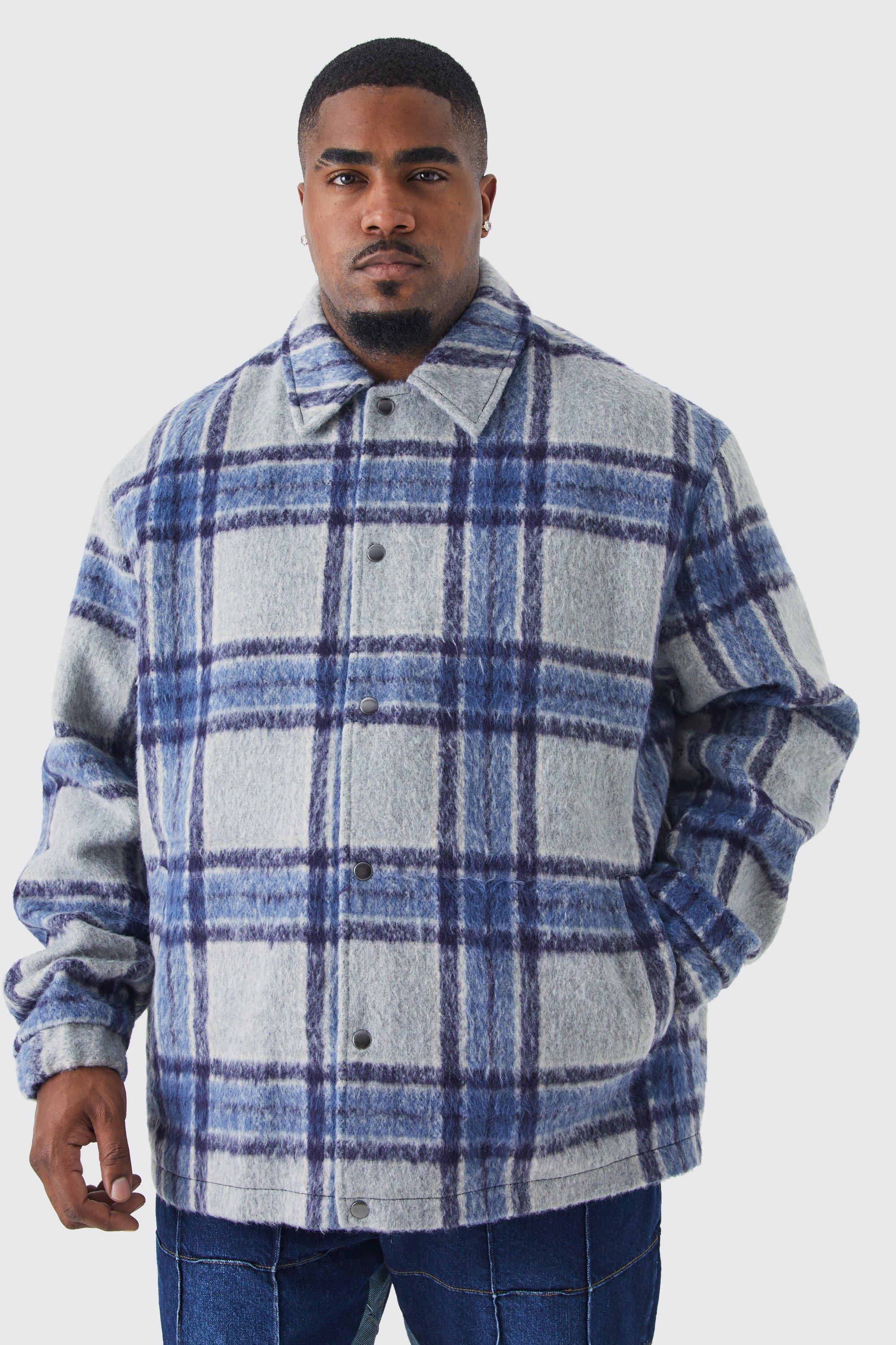 Oversized flannel clearance jacket