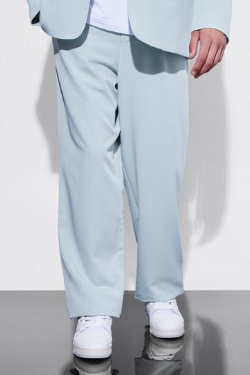 Fixed Waist Relaxed Leg Trousers sage