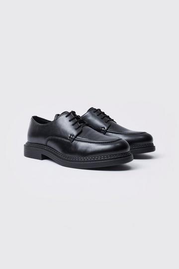 Black Apron Front Smart Shoe