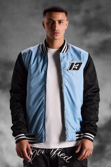 Varsity Style Jacket / Windbreaker — THE BLUE LIGHT