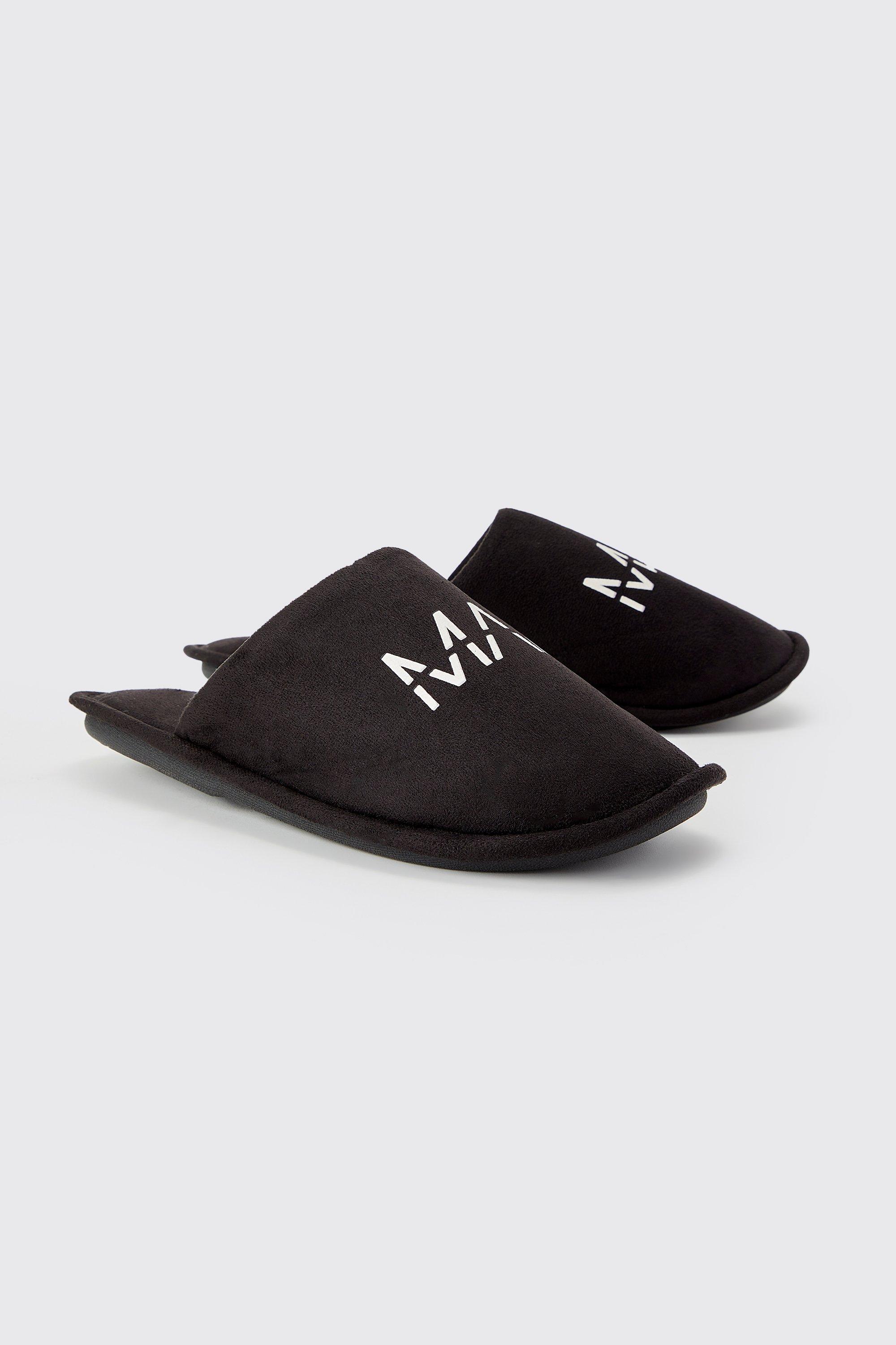 Men s Fleece Lined Slipper Boohoo UK