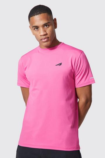 Pink Active Logo Performance T-shirt