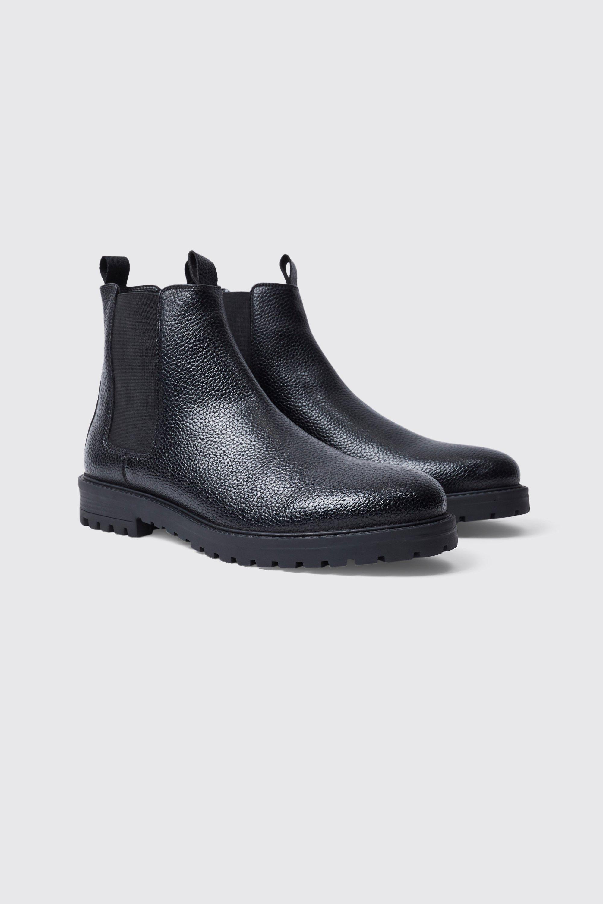 Mens chelsea deals boots boohoo