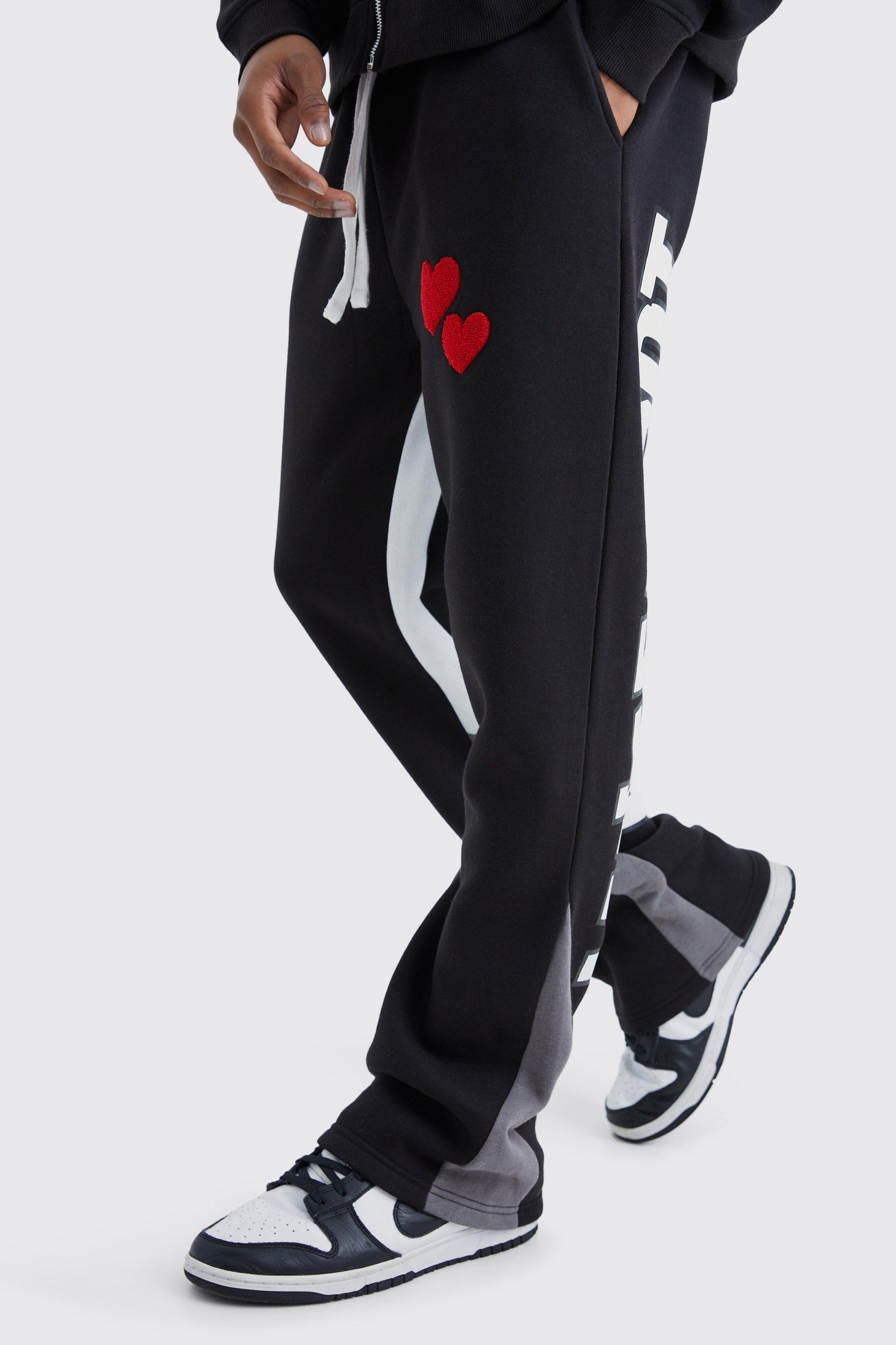 Oversized Skull Butterfly Graphic Jogger boohooMAN USA