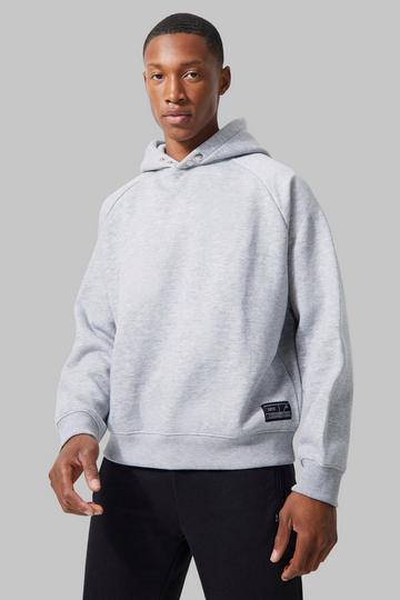 Grey Man Active Gym Boxy Fit Hoodie