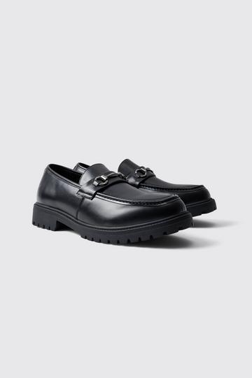 Chunky Snaffle Loafer black