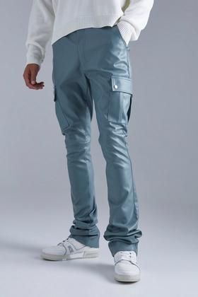 THE CARGO STRAIGHT PANTS - Ink blue
